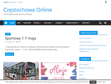 Tablet Screenshot of czestochowaonline.pl